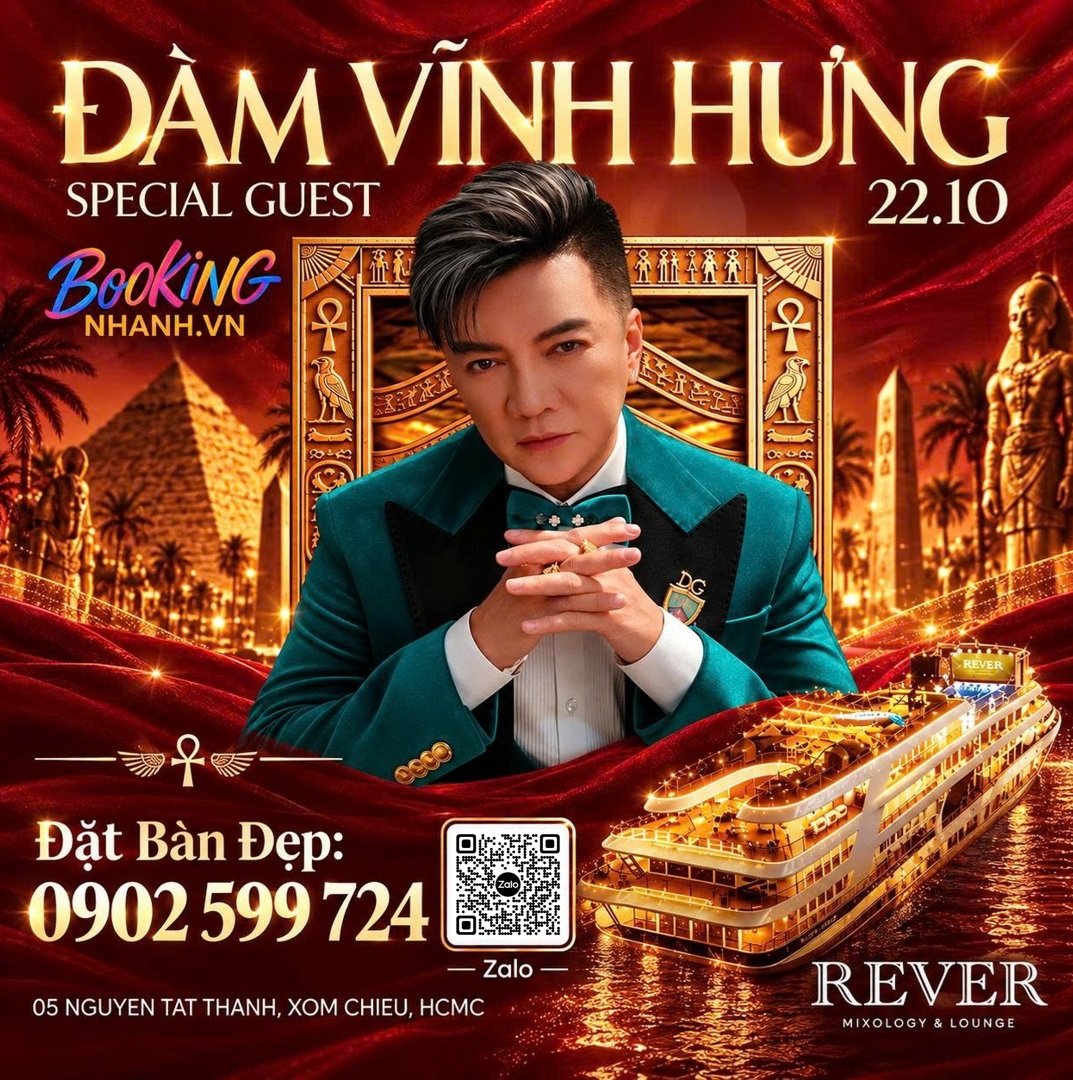 Đàm Vĩnh Hưng diễn live tại REVER Lounge tối 2210
