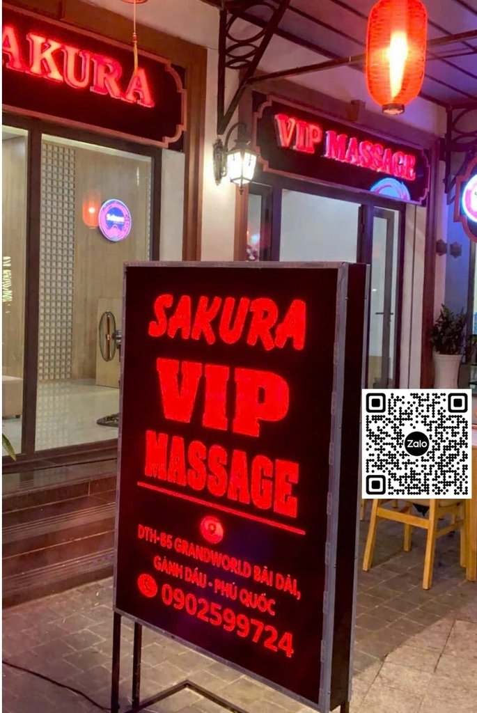 Massage Sakura tại Grand World Phú Quốc
